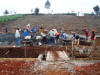 Mixing concrete
