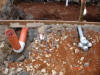 Toilet & shower plumbing