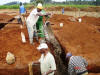 Pouring footings