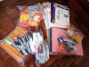Donated school supplies