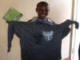 John with first Christmas gift
