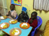Tyson and boys praying