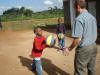 Kelvin playing ball